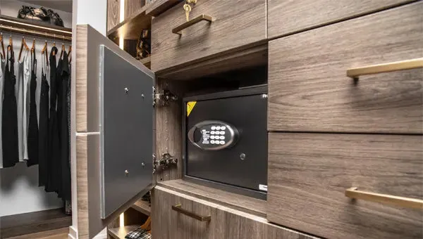 Wardrobe built-in safe box accessory Malaysia