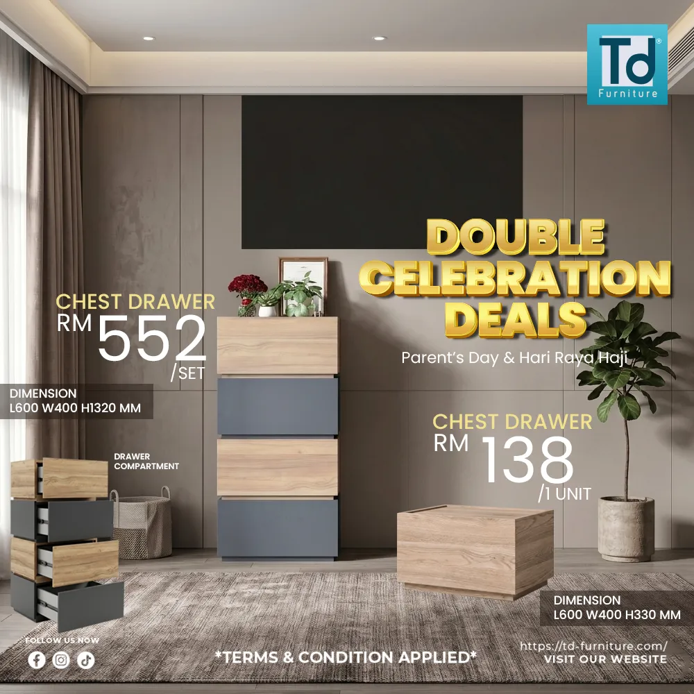 Double Celebration Deal 34 – TD Furniture promo