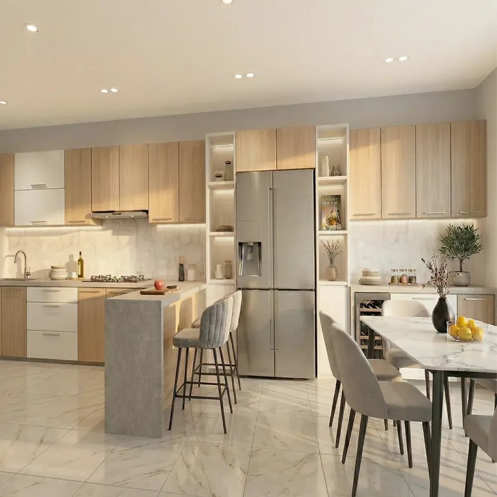 Custom L-Shaped Kitchen — TD Furniture Perak