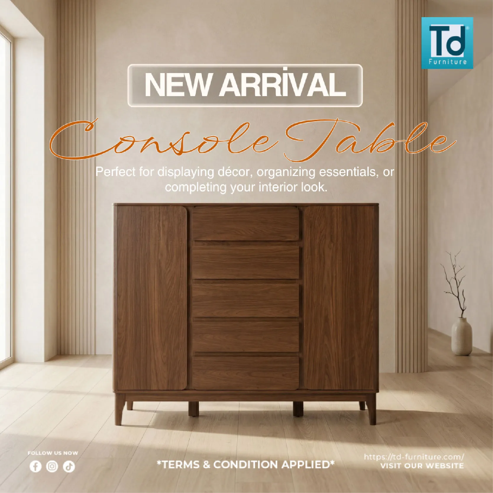 New furniture arrival 2 – TD Furniture April collection