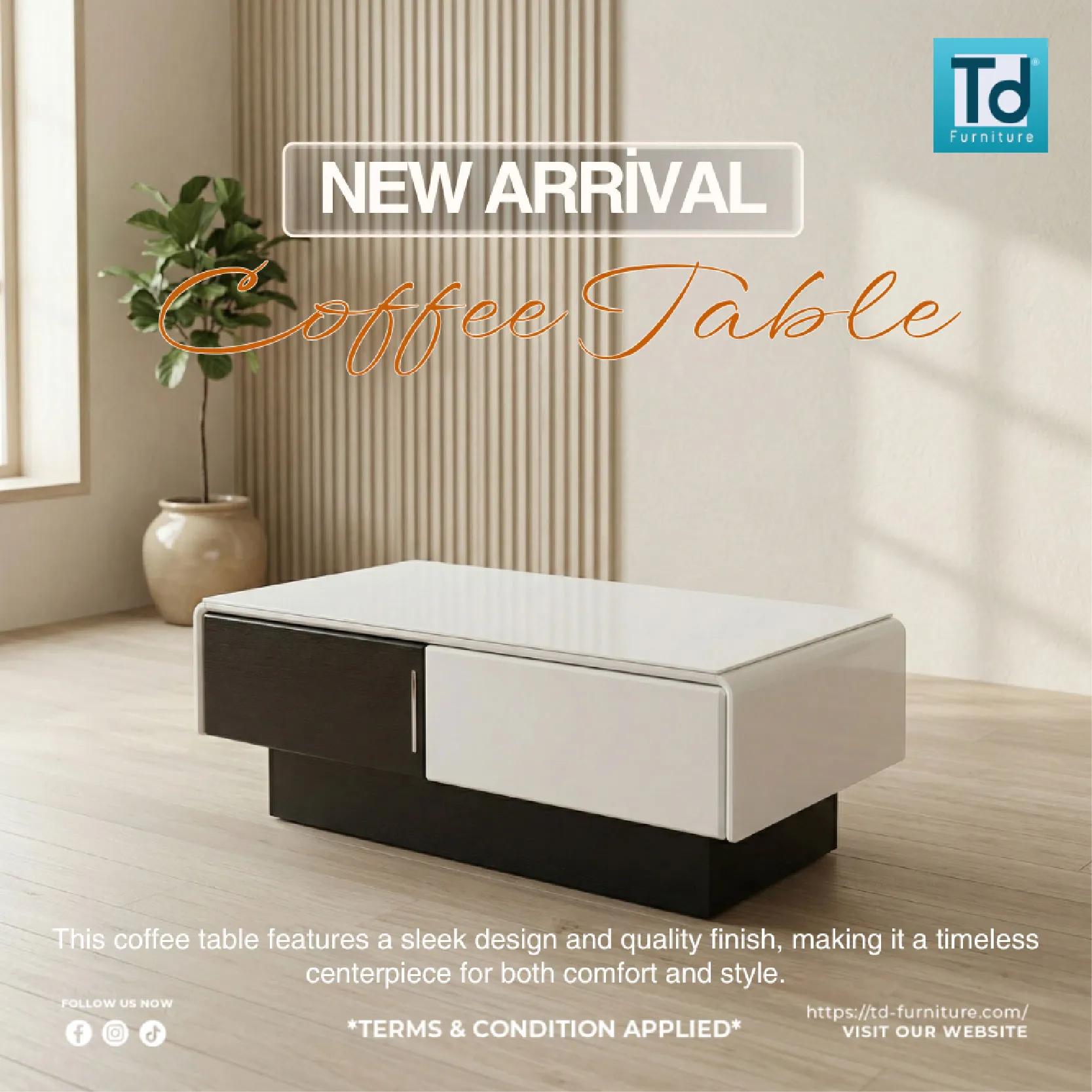 New furniture arrival 4 – TD Furniture April collection