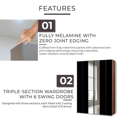 GLASSY Wardrobe Td Furniture