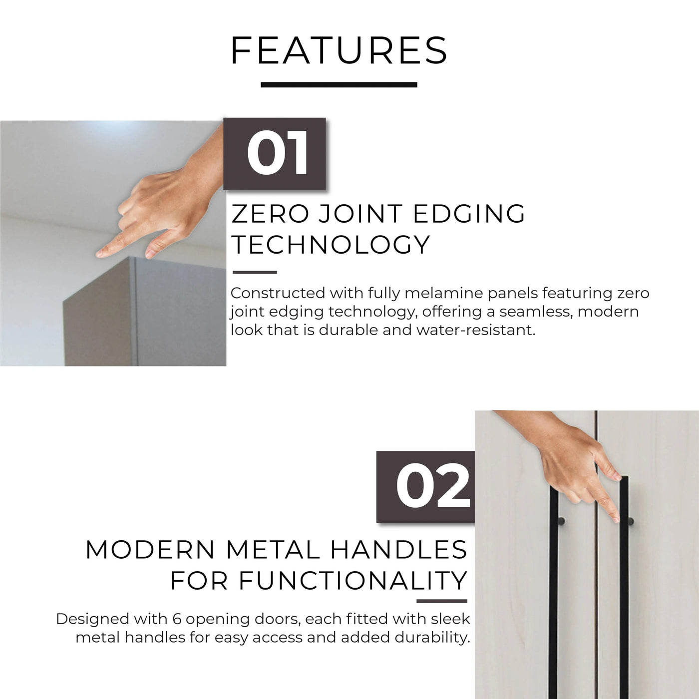 GLASSY Wardrobe Td Furniture
