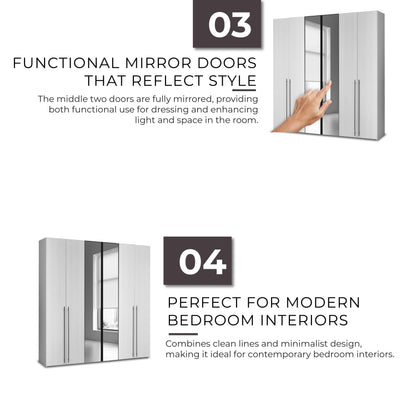 GLASSY Wardrobe Td Furniture