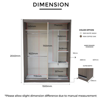 Aachen Sliding Door Wardrobe Td Furniture