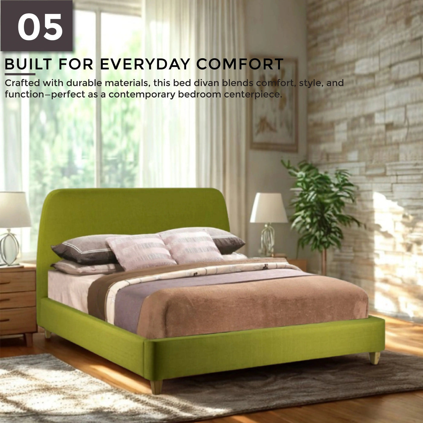 MAUI Bed Divan Td Furniture
