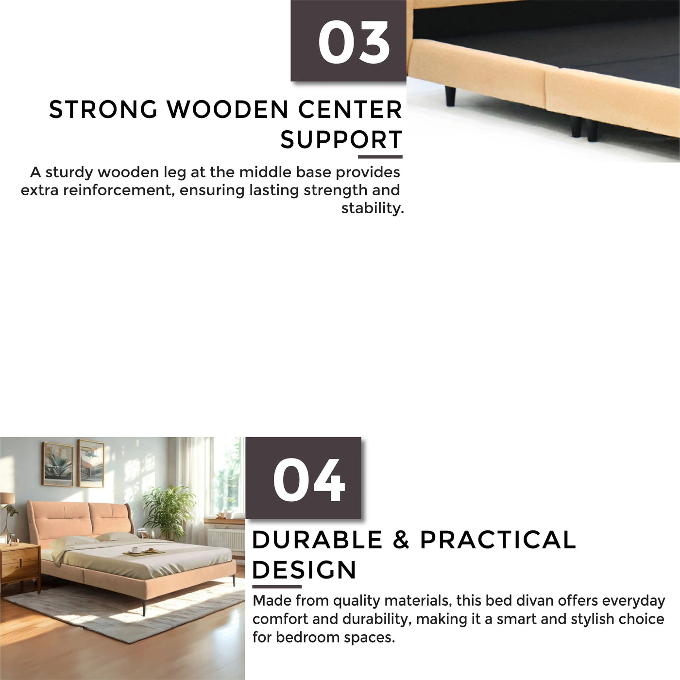 OLLIE Bed Divan Td Furniture