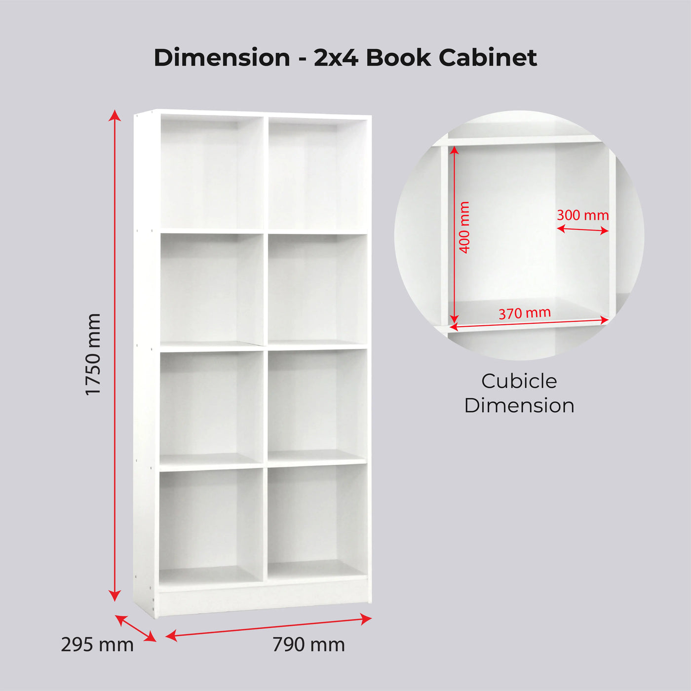 CUBICLE Open Shelf Book Case / File Cabinet Td Furniture