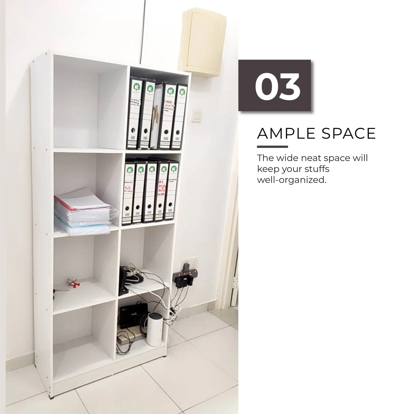CUBICLE Open Shelf Book Case / File Cabinet Td Furniture
