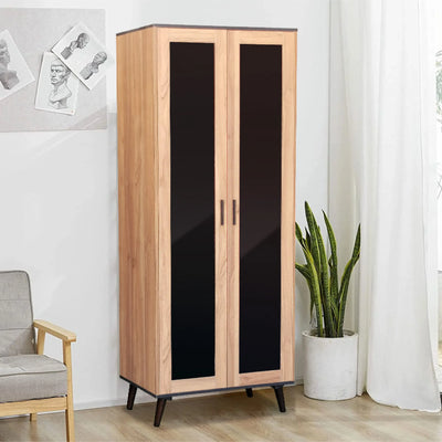 SURI Open Shelf Book Case / Glass Door Cabinet Td Furniture