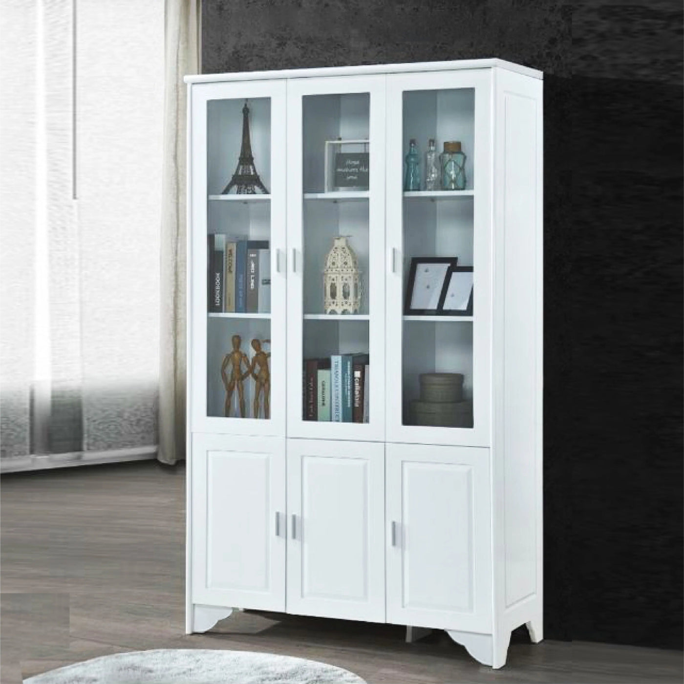 CHESTER 3 DOOR Book Cabinet Td Furniture