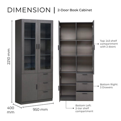 VIDA Book Cabinet Td Furniture