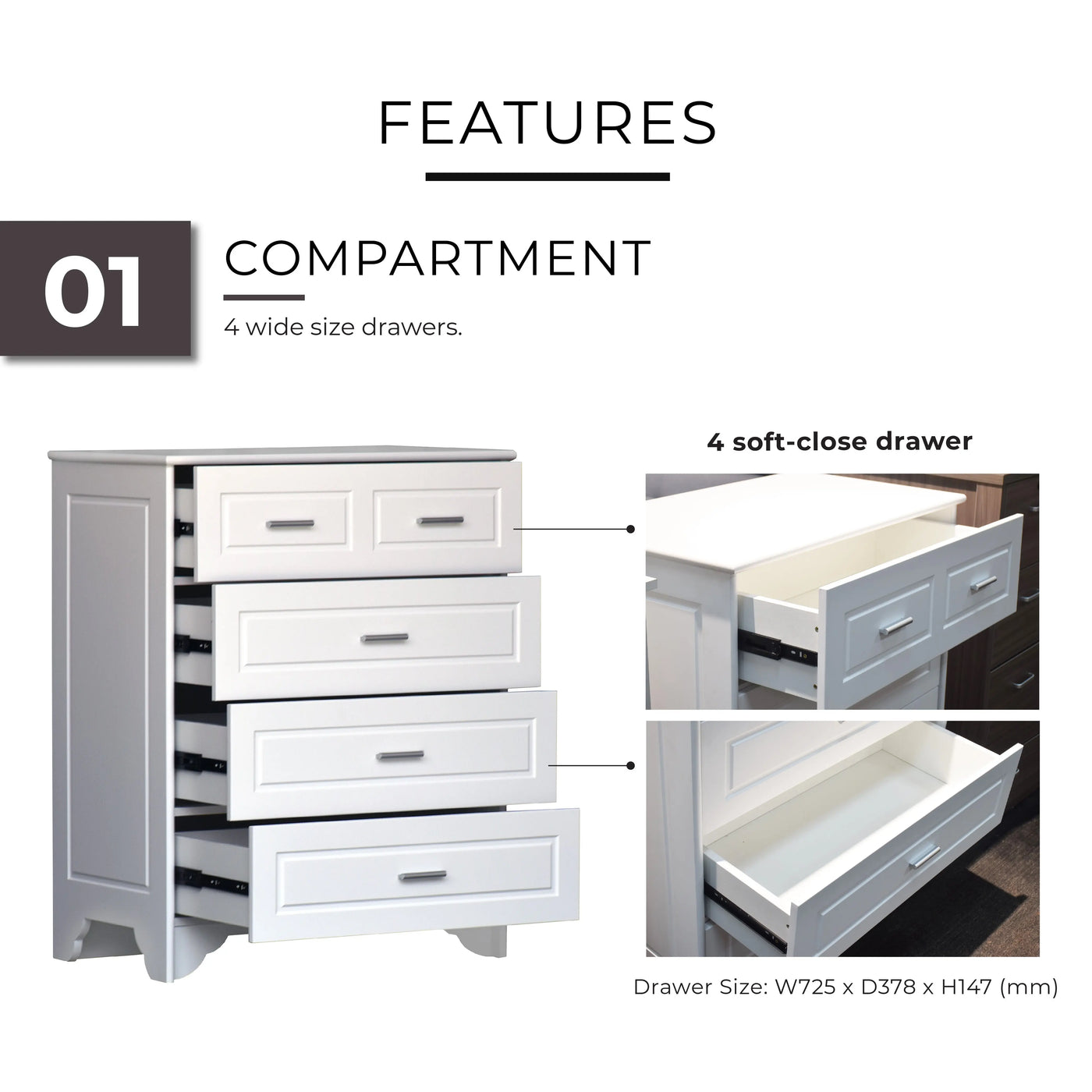 CHESTER Chest of Drawer Td Furniture