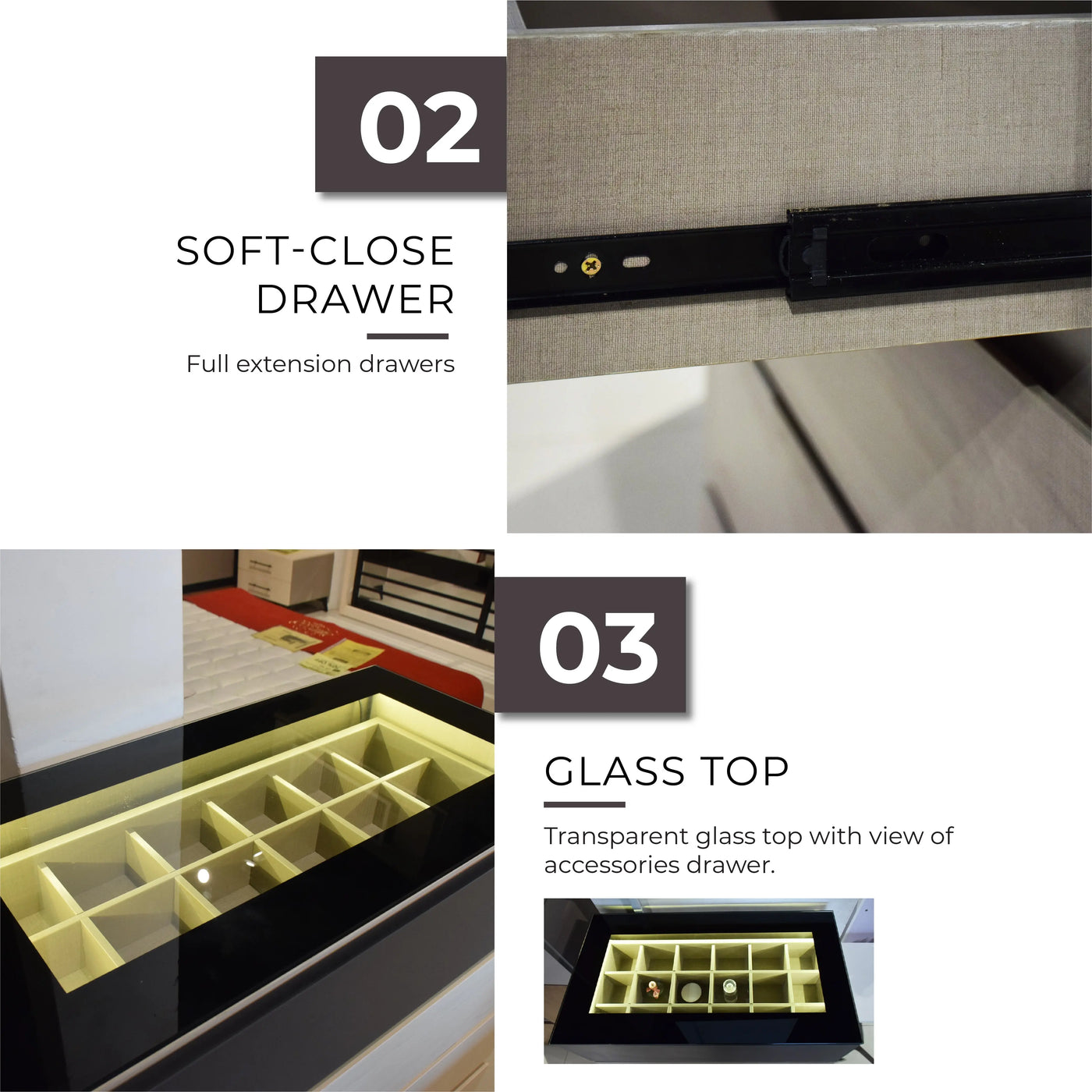 BYRA LED Chest Of Drawer Td Furniture