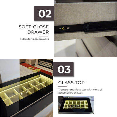 BYRA LED Chest Of Drawer Td Furniture
