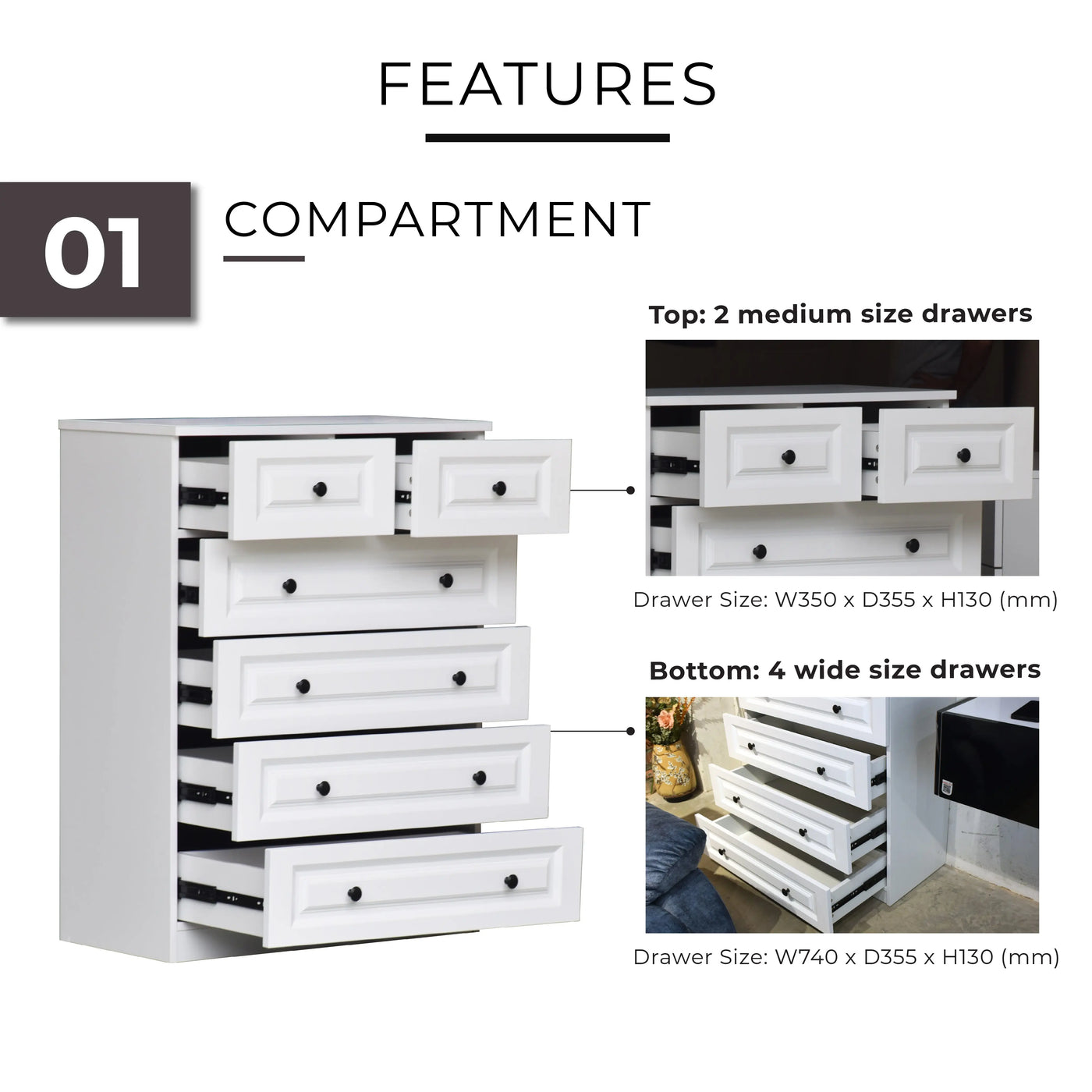 CHESTER Chest of Drawer Td Furniture
