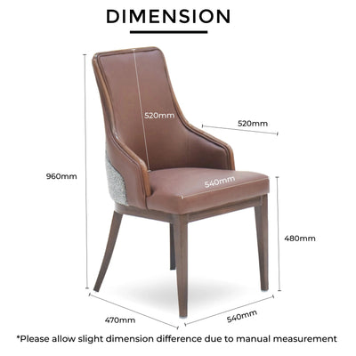 KYLEN Dining Chair Brown Td Furniture