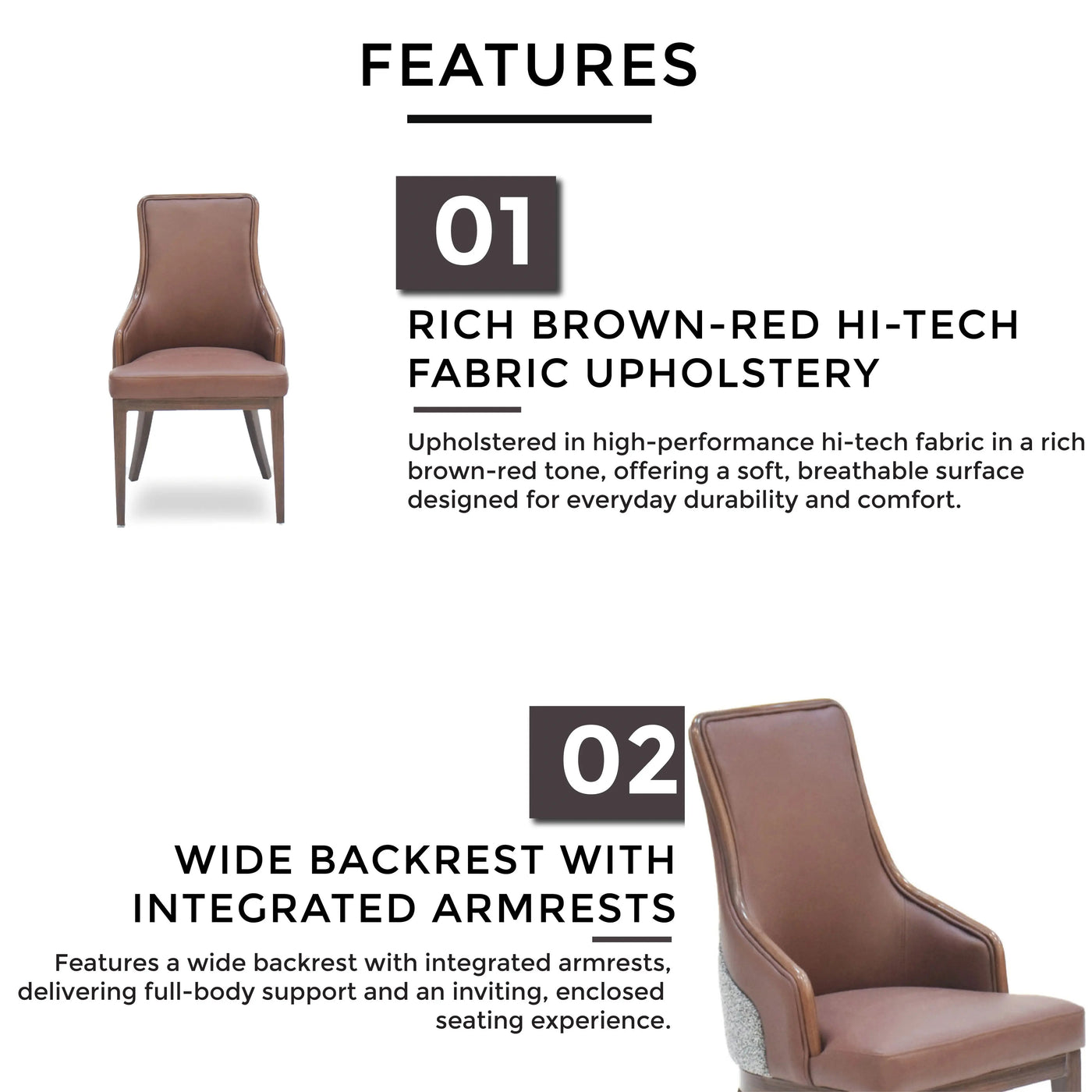 KYLEN Dining Chair Brown Td Furniture
