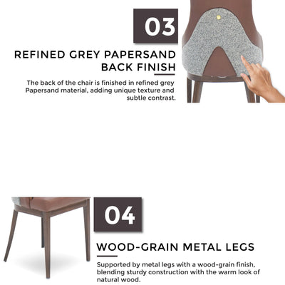 KYLEN Dining Chair Brown Td Furniture