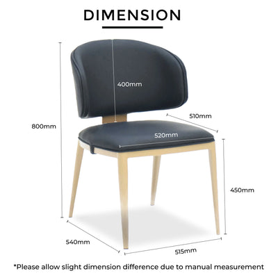 SERAVA Dining Chair Black Td Furniture