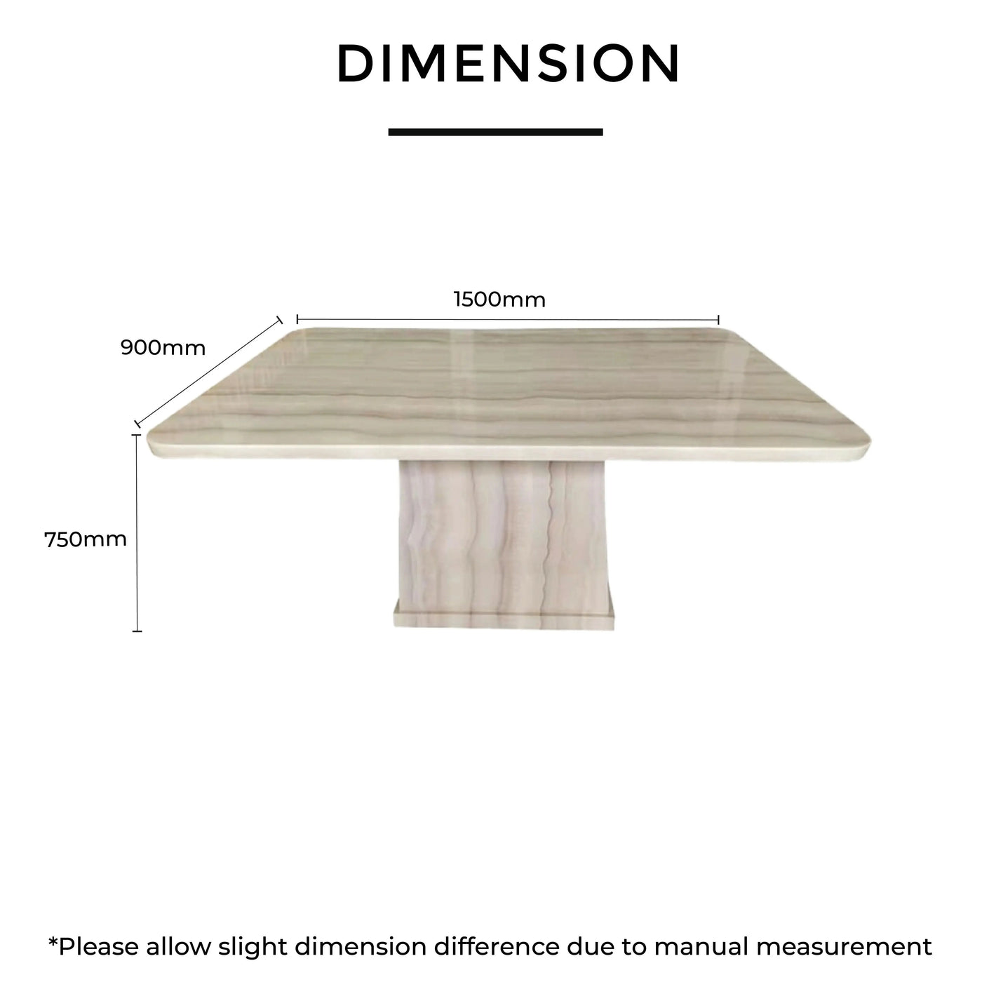 BRINEA Marble Dining Table Td Furniture