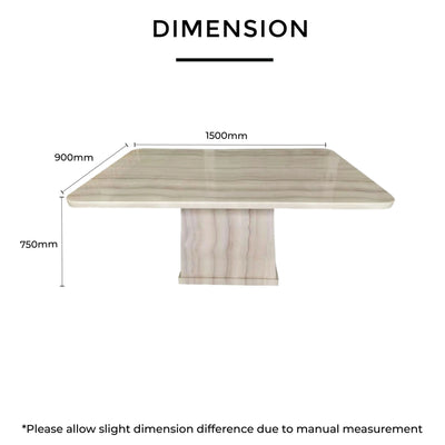 BRINEA Marble Dining Table Td Furniture