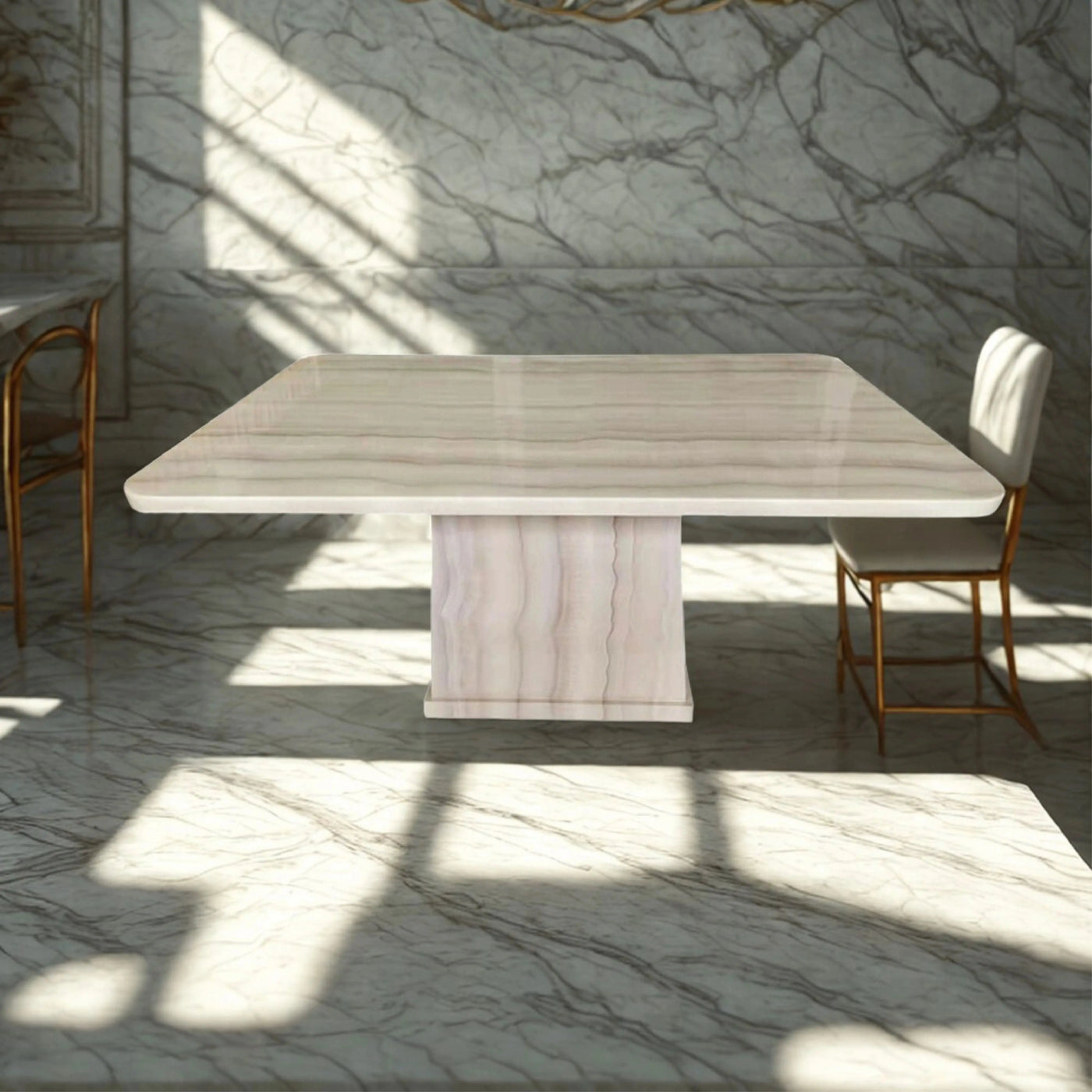 BRINEA Marble Dining Table Td Furniture