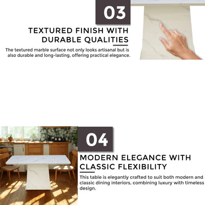 AYLA Marble Dining Table - Td Furniture