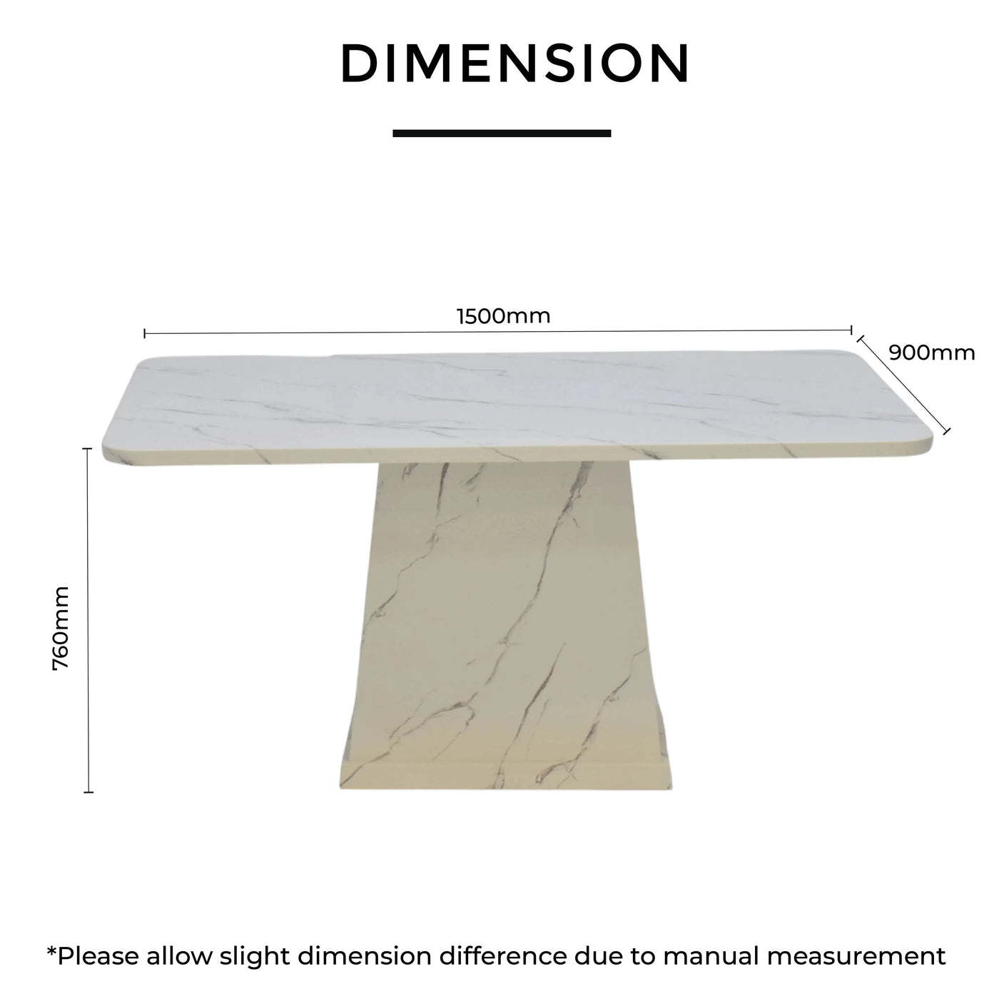 CEREL NATURAL MARBLE  Table Td Furniture