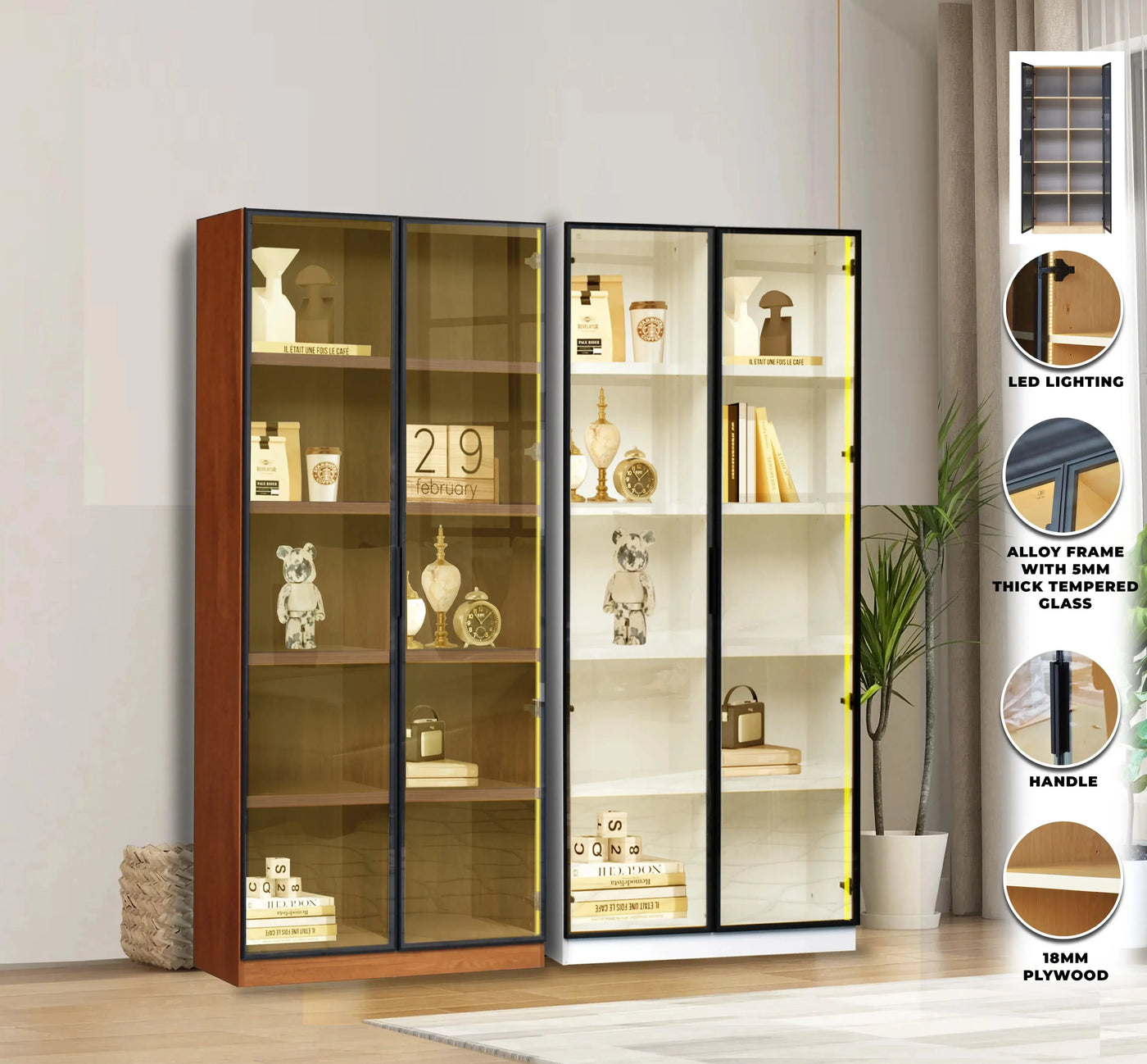 OSLIN 2 Display Cabinet Td Furniture