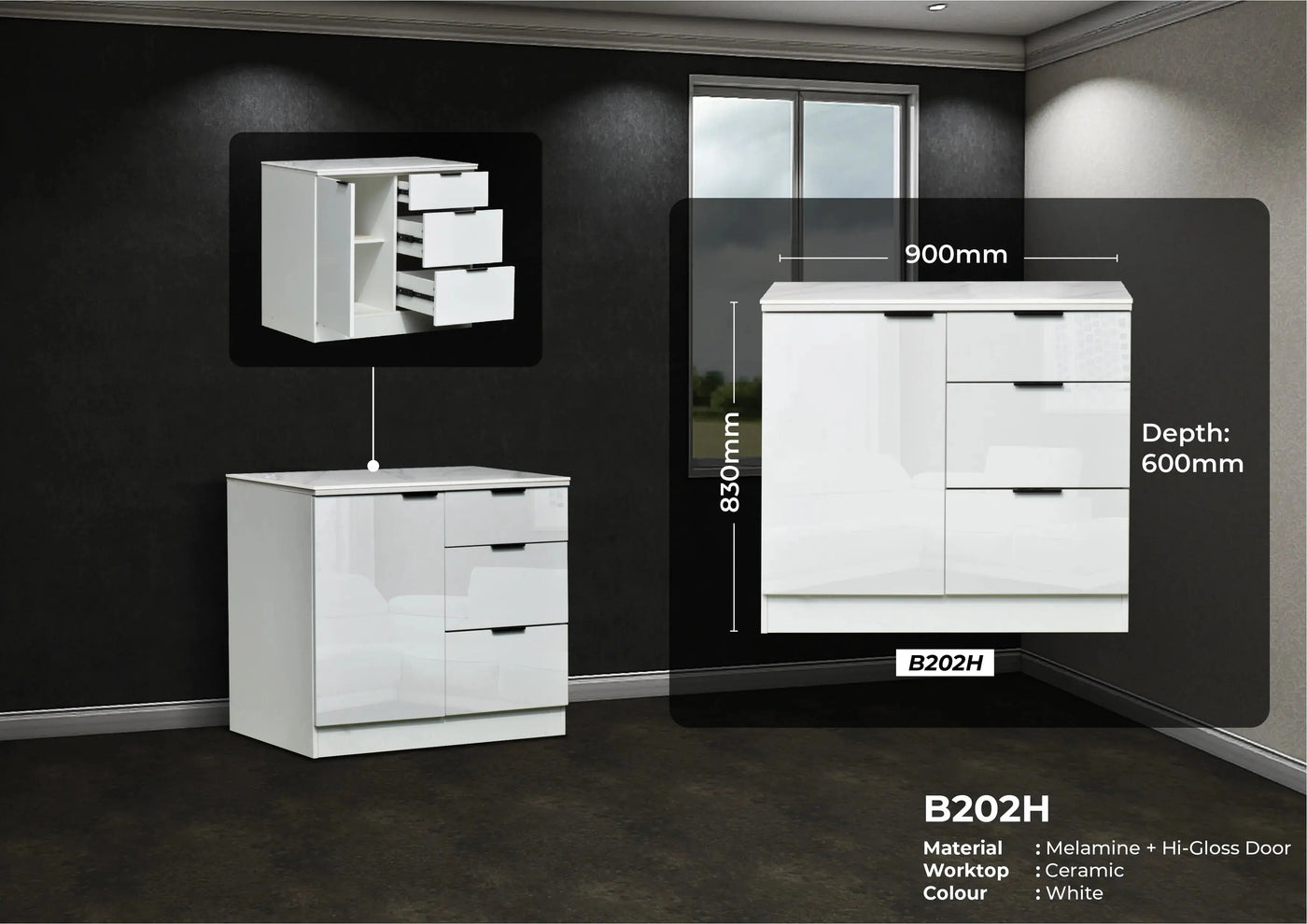 Highgloss Modular Kitchen Td Furniture