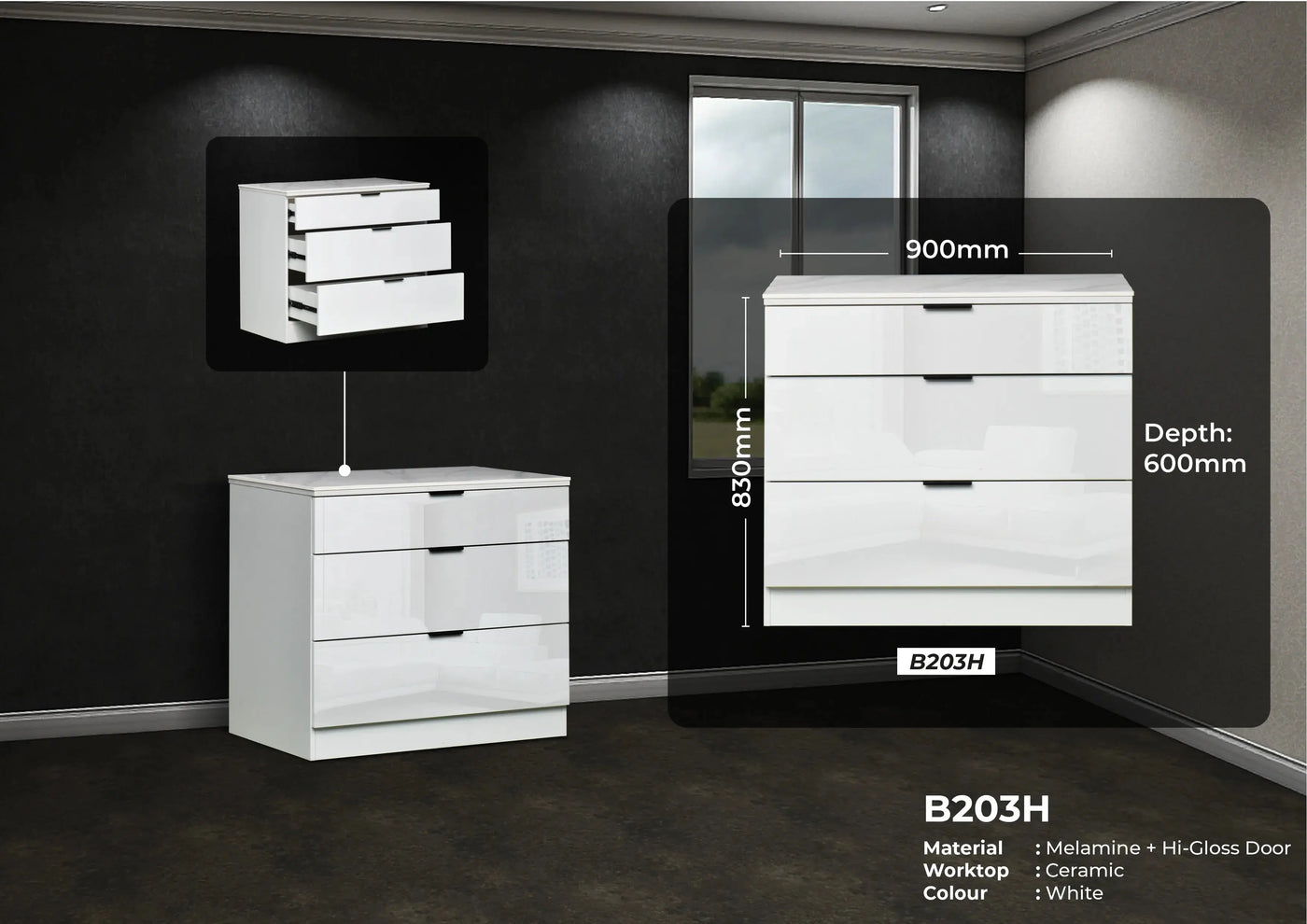 Highgloss Modular Kitchen Td Furniture