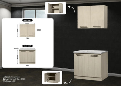 KAIA Melamine Modular Kitchen Td Furniture