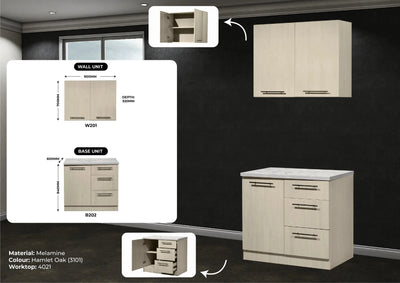 KAIA Melamine Modular Kitchen Td Furniture