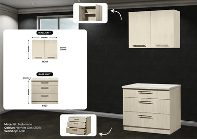 KAIA Melamine Modular Kitchen Td Furniture