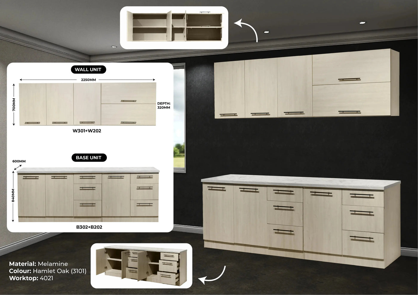 NIVA Modular Kitchen Td Furniture