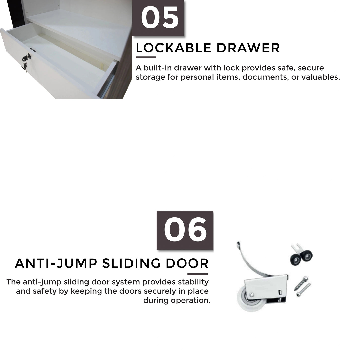 MADDY 2 Sliding Door Wardrobe Td Furniture