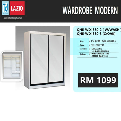 MADDY 2 Sliding Door Wardrobe Td Furniture