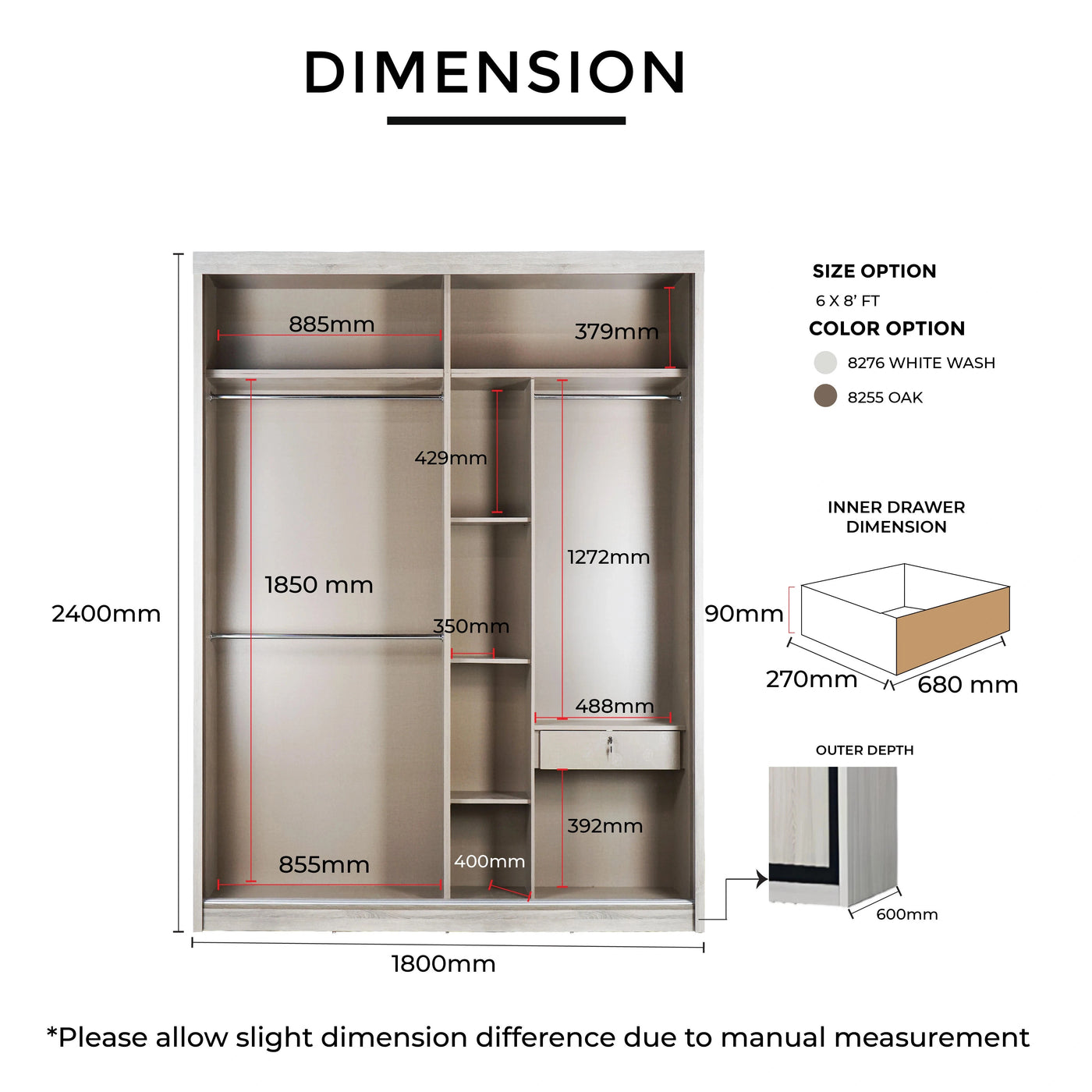 NISA 2 Sliding Door Wardrobe Td Furniture