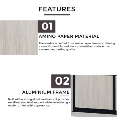NISA 2 Sliding Door Wardrobe Td Furniture