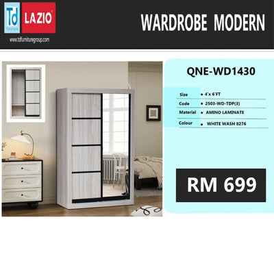 ORLIN 2 Sliding Door Wardrobe Td Furniture