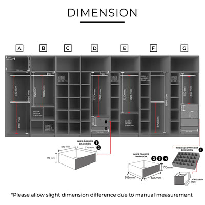 OZEIN Sliding Door Wardrobe Td Furniture