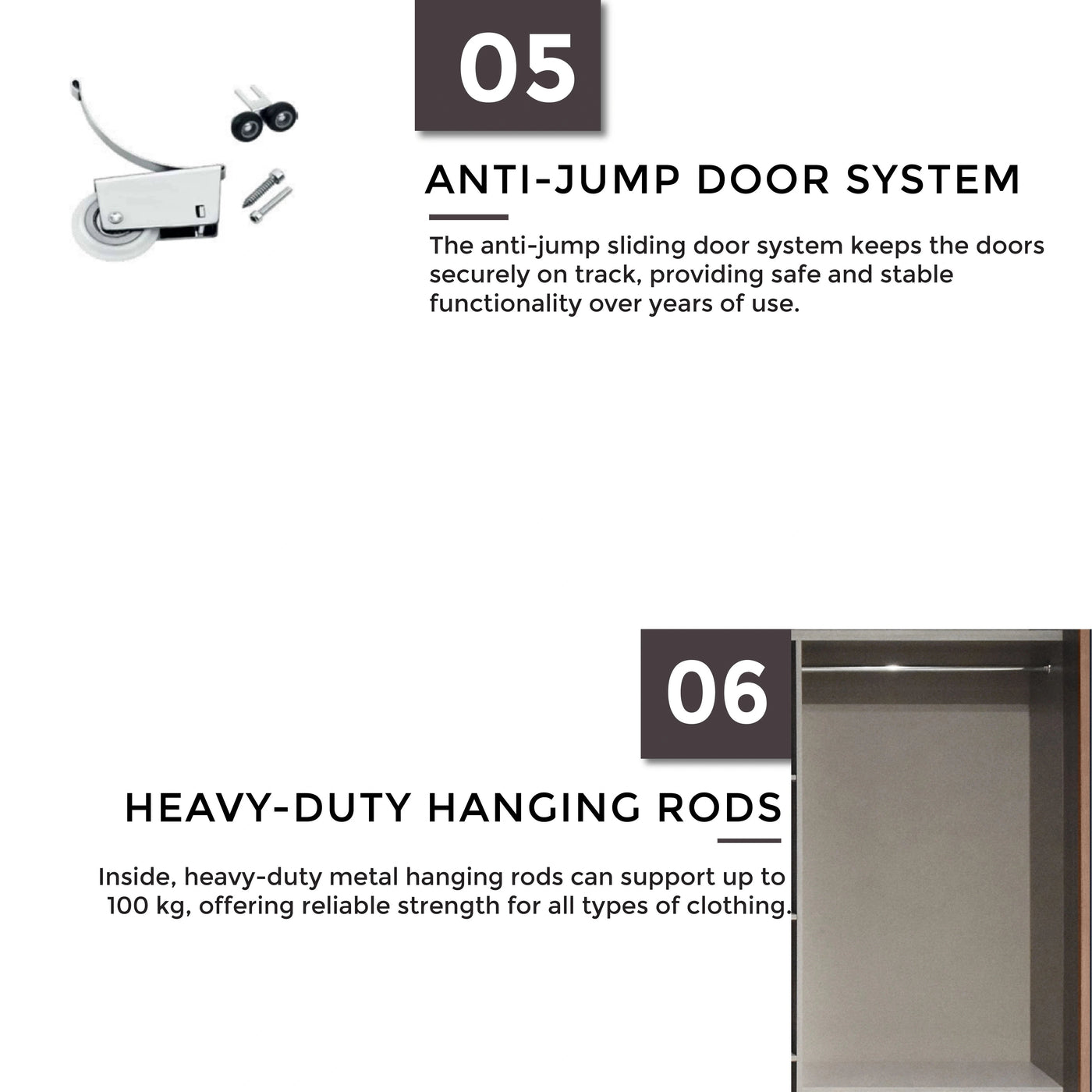 OZEIN Sliding Door Wardrobe Td Furniture