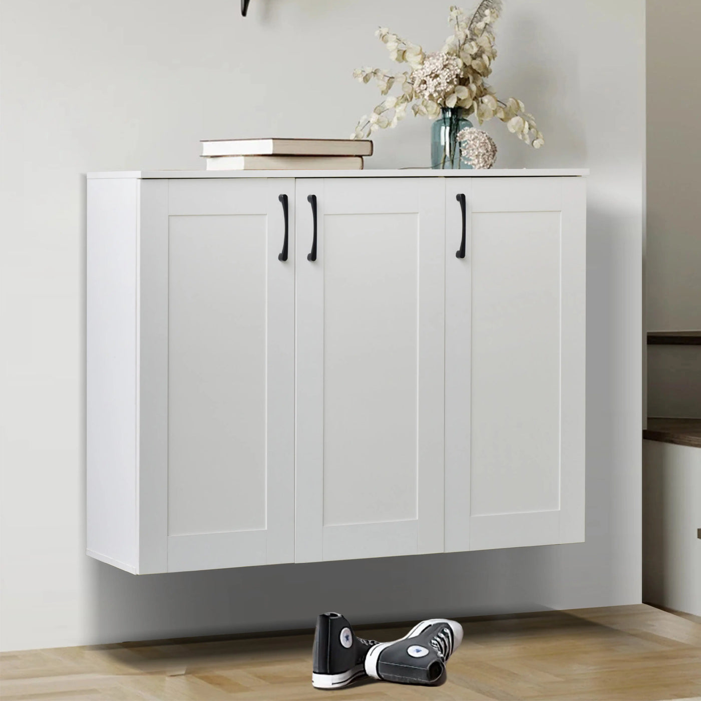 BOON Shoes Cabinet WHITE/GREY Td Furniture