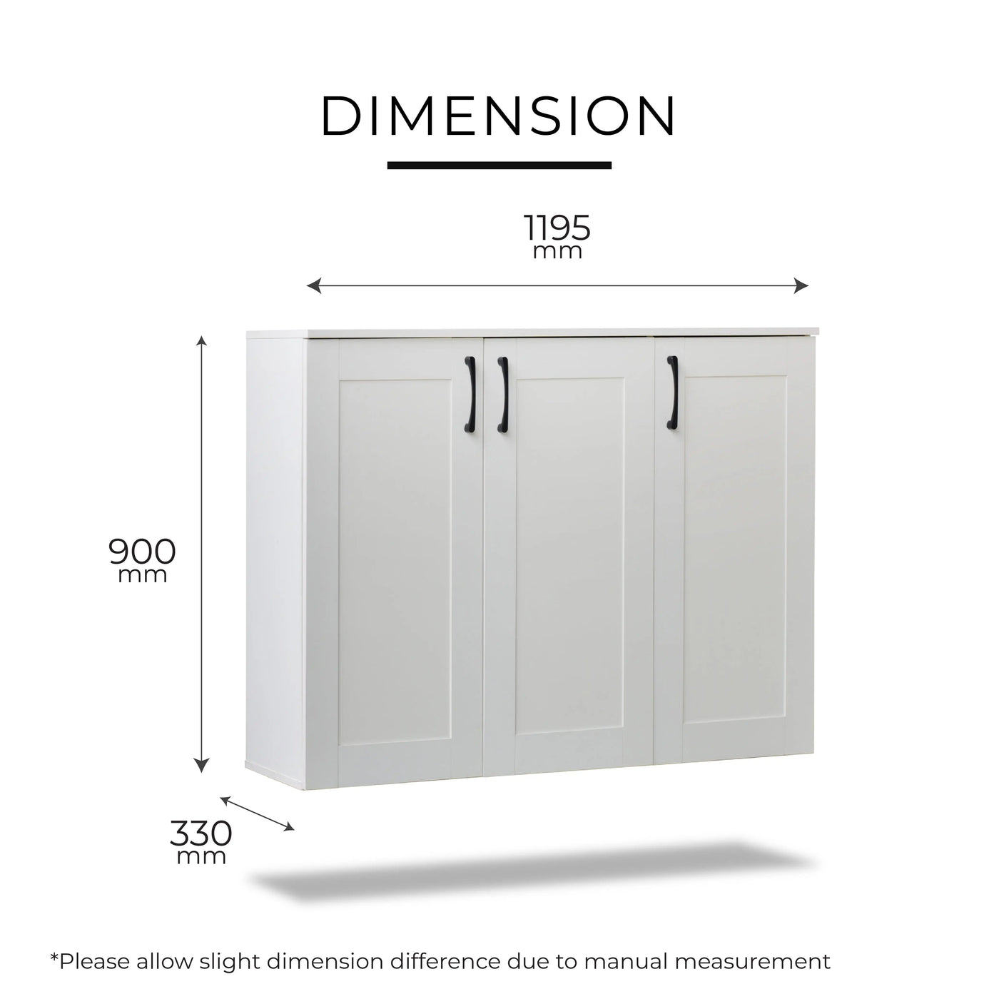 BOON Shoes Cabinet WHITE/GREY Td Furniture
