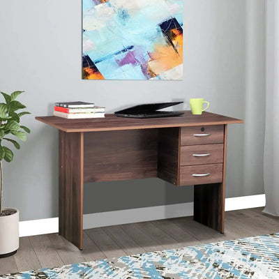 RYAN Study Study Table with Mobile Pedestal Td Furniture