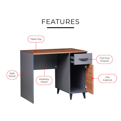 NOVA 3' Study Desk Td Furniture