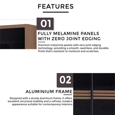 TAEIL Sliding Door Wardrobe Td Furniture