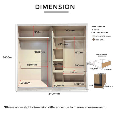 TANGO 2 Sliding Door Wardrobe Td Furniture