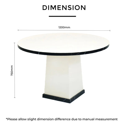 SYLVIA Marble Dining Table - Td Furniture